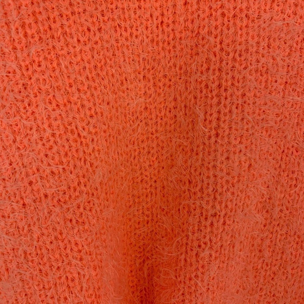 Freshman Neon Mango L Chenille Eyelash Sweater - Picture 3 of 7